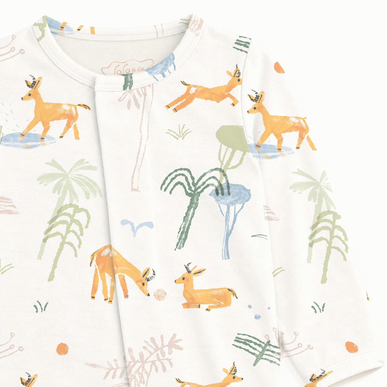 Gazelle in the Palms — Animated magnetic flap